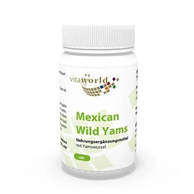 Image of Vita World Mexican Wild Yams 500Mg 60 Capsules Made in Germany