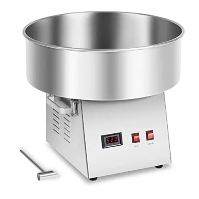 Image of Royal Catering RCZK 1030 W Candy Floss Machine Maker Cotton (1030 W, 1 Portion / 30 s, Ø 52 cm, Stainless Steel)