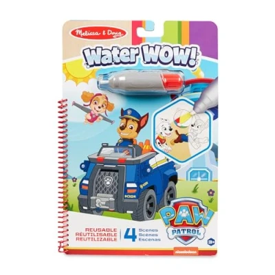 Image of Melissa &amp; Doug PAW Patrol Water WOW! Chase Reveal Travel Book Activity Pad 3+ Gift for Boy or Girl