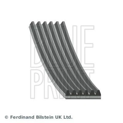 Image of 9655945780 V ribbed belt BLUE PRINT AD06R1220 1220mm 6 EPDM (ethylene propylene diene Monomer (M class) rubber) PEUGEOT: 508 I SW, 308 Hatchback