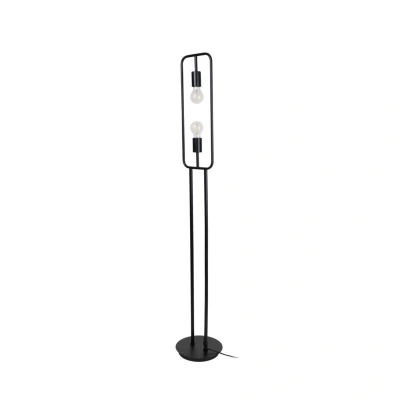 Image of Lucande Tornike floor lamp, 2 bulb, iron