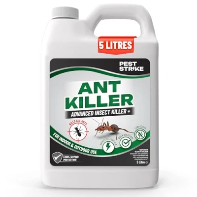 Image of Ant Killer Spray for Indoor and Outdoor Use 5 Litre Rapid Action, Lasting Protection &amp; Stain Free Formula Safe Home Pest Solution