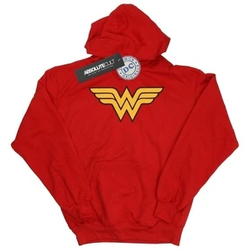Image of DC Comics Women&#039;s Wonder Woman Logo Hoodie Burgundy Large