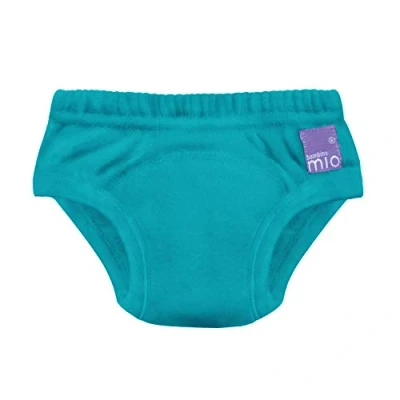 Image of Bambino Mio, Reusable Potty Training Pants for Boys and Girls, Teal, 3+ Years