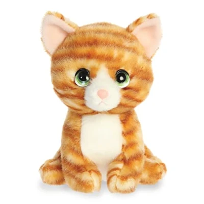 Image of Aurora, 33752, Petites Nacho Orange Tabby Cat, 7In, Soft Toy