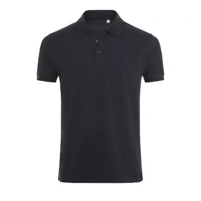 Image of SOLS Mens Phoenix Short Sleeve Pique Polo Shirt (French Navy) Multicolour Size Large