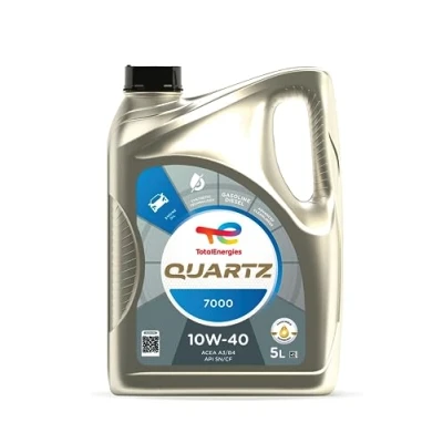 Image of P000315 Engine Oil TOTAL Quartz 7000 2202845 10W 40 5l Part Synthetic MERCEDES BENZ: CLS Coupe, S Class Saloon, PEUGEOT: 207 Hatchback