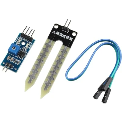 Image of HALJIA Soil Hygrometer Detection Module Moisture Water Sensor Automatic Watering System Compatible with Arduino Robot smart car