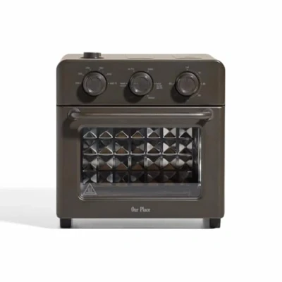 Image of Our Place Wonder Oven 6 in 1 Air Fryer &amp; Toaster with Steam Infusion Compact, Countertop Friendly, Fast Preheat, Multifunctional Fry, Toast, Roast, Bake, Reheat Broil Char