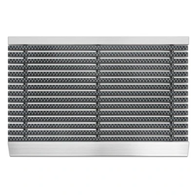 Image of KARAT High Performance Entrance Mat, Scraper Brush Doormat for Indoor and Outdoor Use, Dirt Trapper Mat Shoe Door (Profi Grey, 60 x 90 cm)