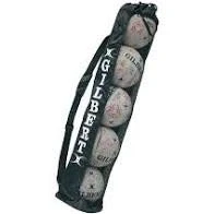 Image of Gilbert Netball Tubular Ball Tube Holdall BLACK