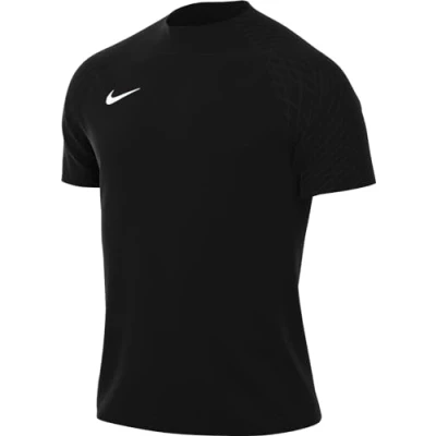 Image of NIKE DR0889 010 M NK DF STRKE III JSY SS T shirt Men&#039;s BLACK/BLACK/BLACK/WHITE Size S