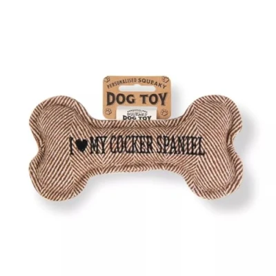 Image of History &amp; Heraldry Squeaky Dog Toy (I my Cocker Spaniel)