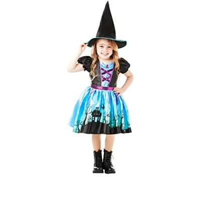 Image of Rubie&#039;s 3004189 10000 Official Moonlight Witch Costume, Girls, Multicolour, 9 10