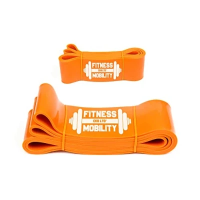 Image of CKB LTD Heavy Resistance Bands ORANGE 8.3 cm 70 81kg SINGLE BAND for Assisted Pull Up Stretch Duty Gym Fitness Calisthenics Gymnastics Loop Powerlifting Workout Ideal Men Women Large