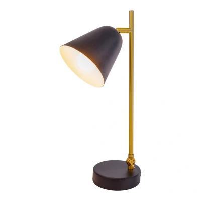 Image of Näve Triton table lamp in black and gold