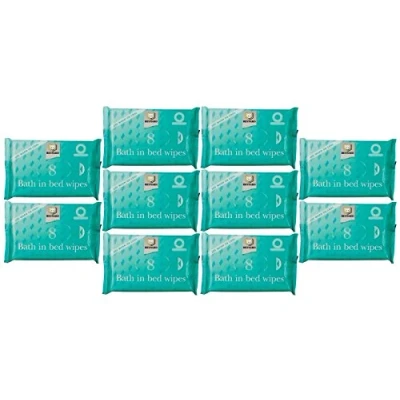 Image of Ability Superstore Bath in Bed Wipes Pack of 80