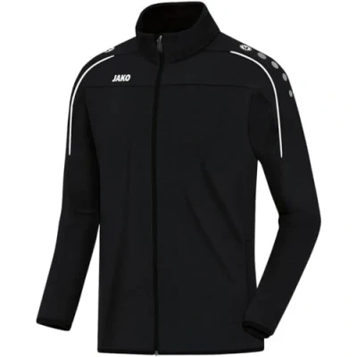 Image of Jako Men&#039;s Classico Tracksuit Top with Full Length Zip, Men, Trainingsjacke Classico, black, X Large