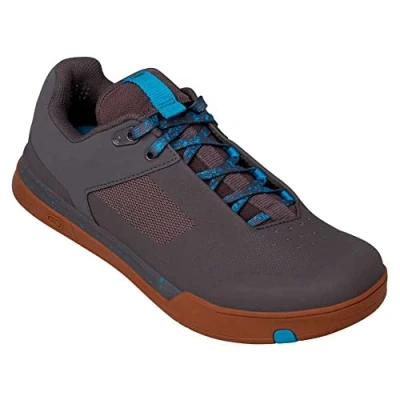 Image of Crankbrothers Mallet Lace Cycling Shoes, Grey/Blue,, UK 5.5 / EU 39