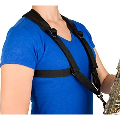 Image of Protec A306SM Small Universal Saxophone Harness with Metal Snap Black