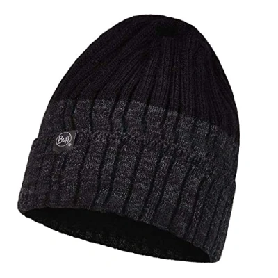 Image of Buff Men&#039;s Igor Black Knitted Polar Beanie, Brown, One Size UK