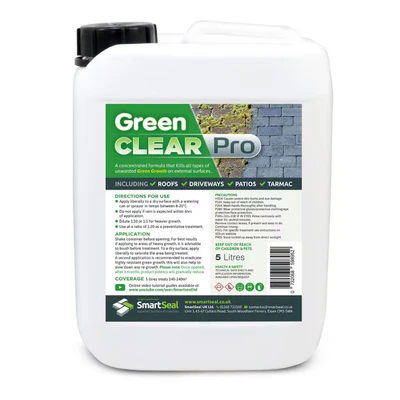 Image of Smartseal Green Clear Pro Moss and Algae Remover 5 Liter