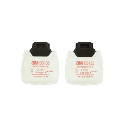 Image of 3M Secure Click Particulate Filter, P3 R, D3135, Pack of 2