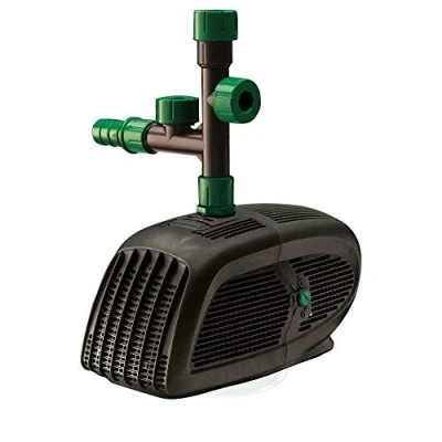 Image of Blagdon Midipond High Performance Pond Pump to Run Fountains, Waterfalls &amp; Filters, 5 Fountain Heads, Adjustable Extension Pipes, Fittings Included, Easy Clean, for Ponds up 4620 Litres, Black