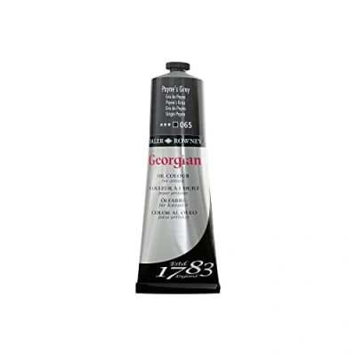Image of Daler Rowney Georgian Oil Paint, Aluminium Tube, 7.61oz 225 ml, Payne&#039;s Grey