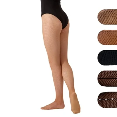 Image of Silky Dance Professional Fishnet Tights Latin Large Toast