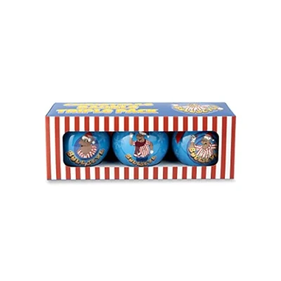 Image of BULLSEYE Darts TV Show Official Christmas Bauble Decoration Triple Pack