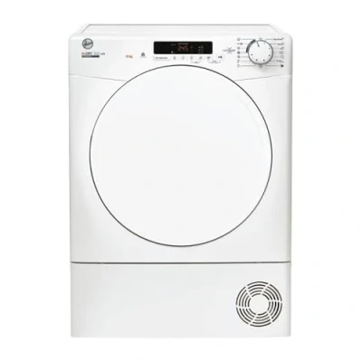 Image of MyChoice Hoover HLEC9DF Condenser Tumble Dryer, 9kg, White, B Rated