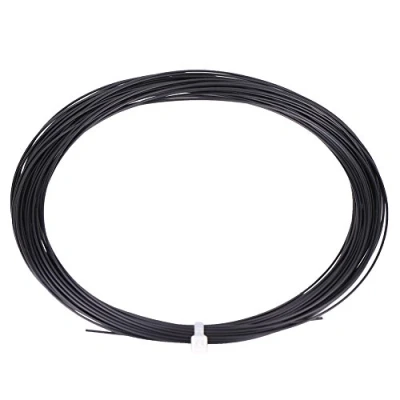 Image of Badminton Racket String, 6 Colors 10m Durable Nylon High Flexibility String Racquet Line Repair Accessory(Black)