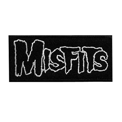 Image of Misfits Patch Iron on T Shirt Embroidered Jacket Denim Jean Decorate Custom Handmade Gift Craft Enjoy, Punk Rock