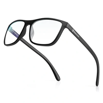 Image of Bloomoak Blue Light Blocking Glasses Gaming Anti Glare Fatigue TR90 Material Suitable for Screens, Games, TVs, Mobile Phones