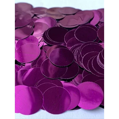 Image of Pink Metallic Confetti, 1.5cm, 20g (2 pack)