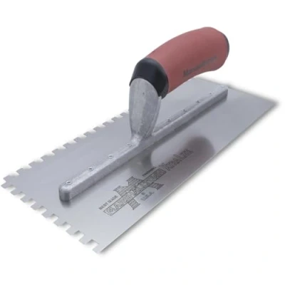 Image of Marshalltown 702SD Square Notched Trowel Durasoft Handle
