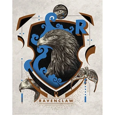 Image of Harry Potter Limited Edition Ravenclaw 14x11&quot; Art Print