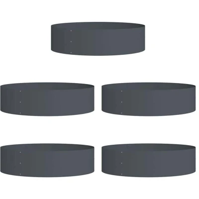Image of vidaXL Anthracite Planters Plastic Large