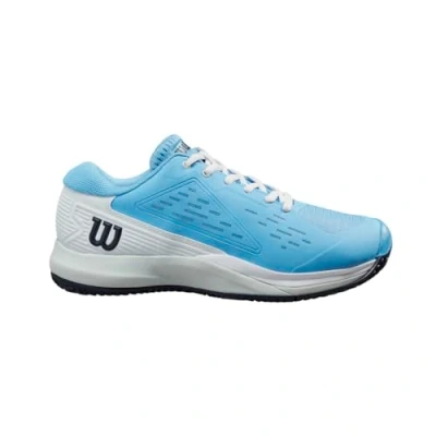 Image of Wilson Rush Pro Ace Tennis Shoe for Clay Court, Women&#039;s, Size 5, Bonnie Blue/Ballad Blue/Navy Blazer