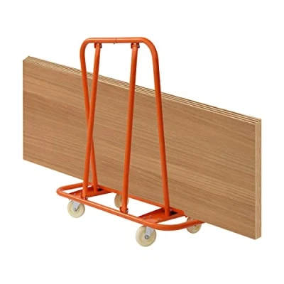 Image of Levkitch Plasterboard Trolley with 4 Universal Wheels Drywall Cart 2200lb Heavy Duty 1000kg Hand Truck for Transporting All Kinds of Plates