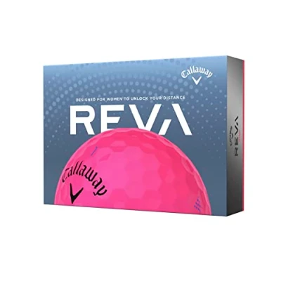 Image of Callaway Golf REVA Ball 2023, Pink, one dozen