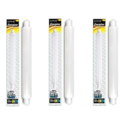 Image of LED 284mm 5.5W = 50 Watt Strip Light Tube Lamp Frosted Warm White S15 Cap (Pack of 3)