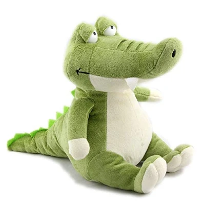 Image of VACHICHI Soft Toy Crocodile Plush Alligator, Stuffed Animal Croc, Gift for Toddlers Boys Girls, Ideal Present Birthday Christmas, 25cm