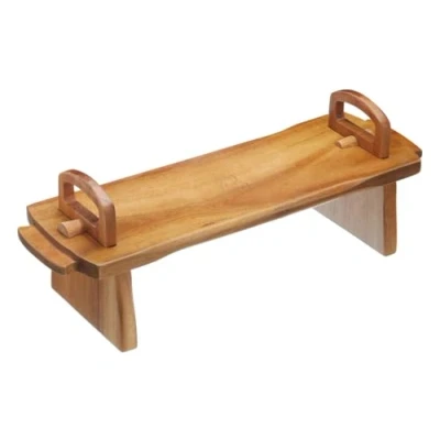 Image of Artesa Medium Acacia Wood Antipasti Platform Platter