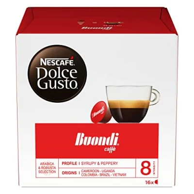 Image of NESCAFÉ DOLCE GUSTO Espresso BUONDI coffee 16 capsules