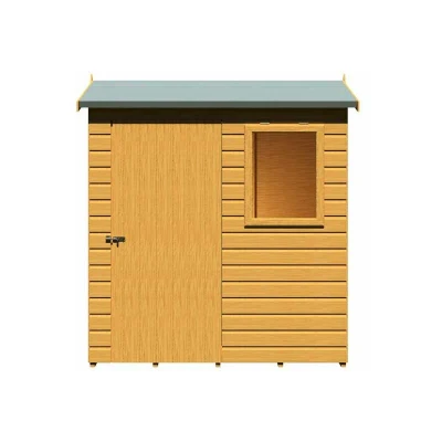 Image of Shire Premium Shed Range Lewis 6x4 SD Reverse Apex Style D