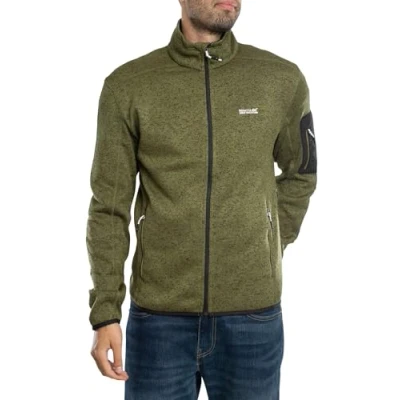 Image of Regatta Men&#039;s Newhill Full Zip Fleece Nephrite Green