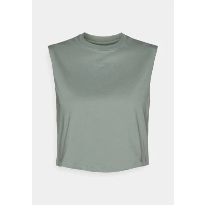 Image of Björn Borg Cropped TANK TOP Basic Tshirt, Women&#039;s, Size: 14, Agave green
