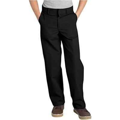 Image of Dickies KP123 Boys Flexwaist Flat Front Pant, 14, Black